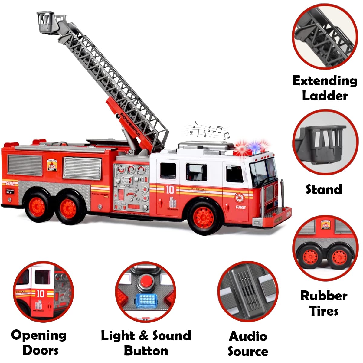 Mua Liberty Imports RC Fire Truck - Big Remote Control Toy Fire Truck ...