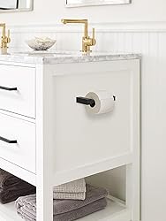 Amerock BH36081MB | Matte Black Single Post Toilet