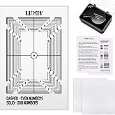 Luxiv Card Grading Centering Tool Kit with 30X Magnifier, 2P Clean Cloth | Professional Card Center Tool, 30X Magnifier, 2 Cleaning Cloths, For Checking Sports Cards, Trading Cards And Collectibles