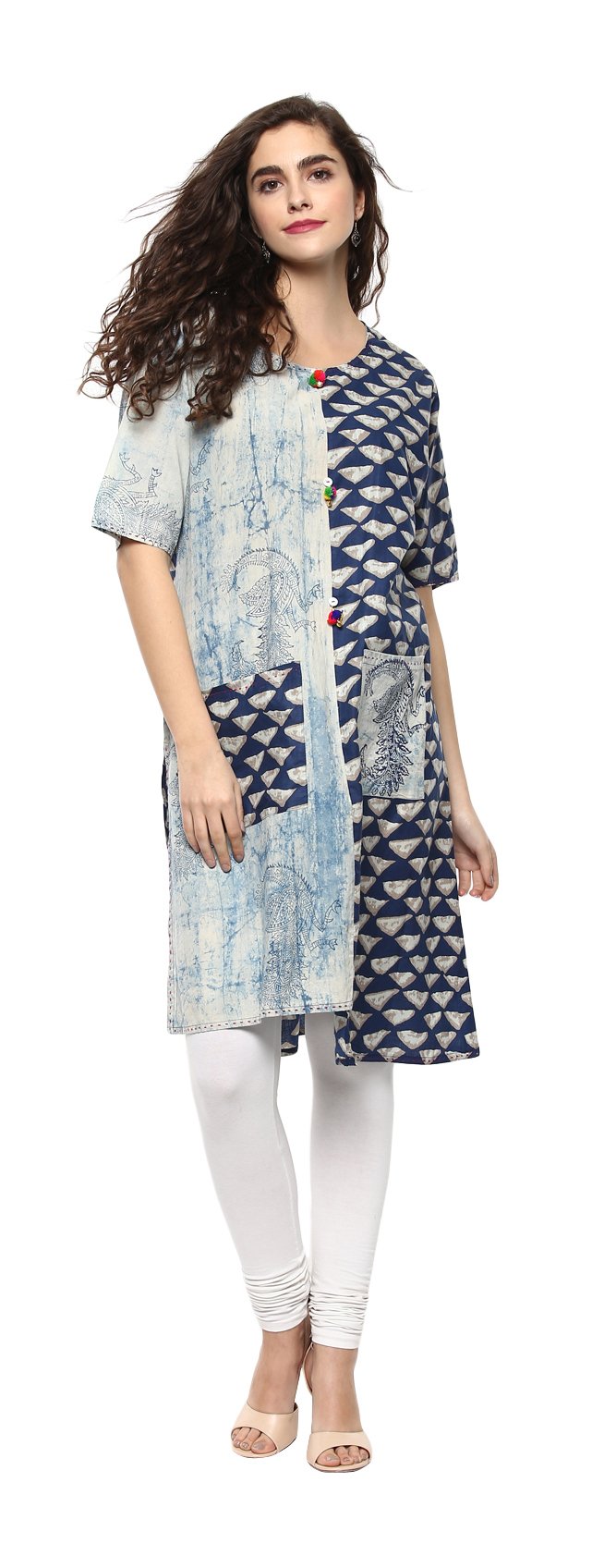 RIDANWomen's indian Cotton kurti Kurta