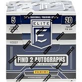 2026 Panini Donruss Elite Baseball Hobby Box 20 Packs, 2 Autographs, 20 Parallels
