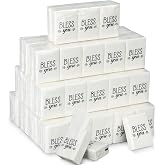 Ctosree 50 Pack Pocket Tissues Travel Packs 3 Ply,500 Sheet,Bless You | Individually Wrapped, Travel Size for Purse Bag, Soft Facial Tissue, Religious Scripture, Christian Bless You Tissue Bulk