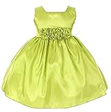 Sweet Kids Little Girls' Slvless Rolled Flw