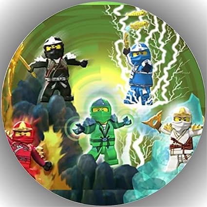 Fondant Tortenaufleger Tortenbild Geburtstag Ninjago T22