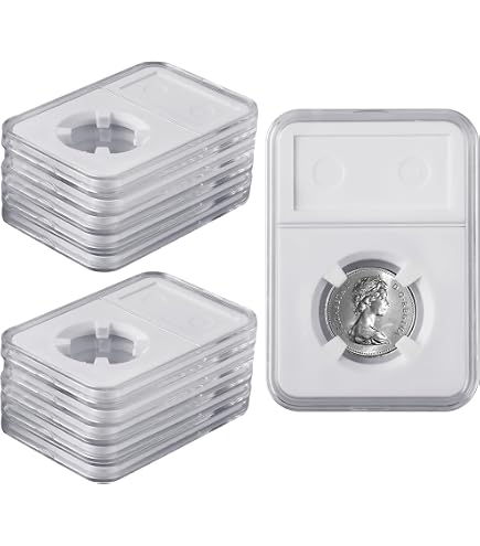 Amazon.com : 10 Packs 19mm Coin Slab Display Holder, Storage Case