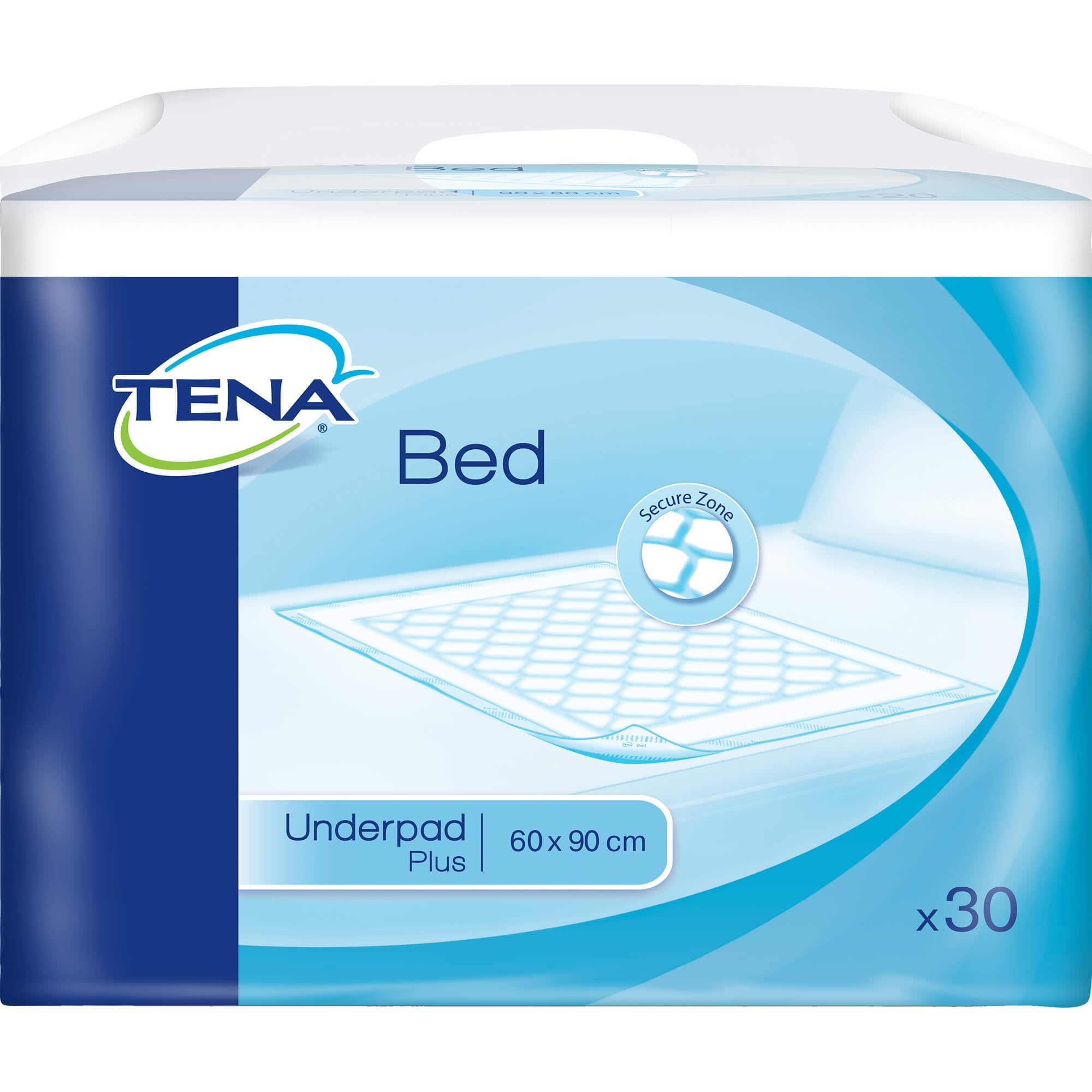 TENA 770104 Bed Plus Incontinence Pad, 60cm x 90cm, Pack of 30