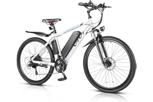 Vivi Electric Bike for Adults, 500W(Peak 750W) Ebike 26" Electric Mountain Bike, 20MPH Adult Electric Bicycles Commuter Ebike with 48V Removable Battery, Up to 50 Miles, Cruise Control, 21 Speed