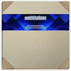 25 Sheets Chipboard 46pt (Point) 12 X 12 Inches