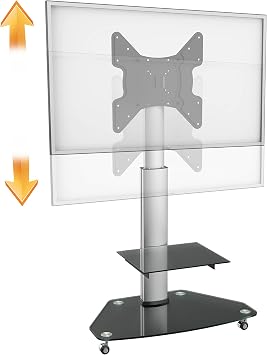 Ricoo Fs0200 Tv Stander Rollbar Stand Fuss Amazon De Elektronik