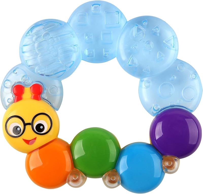 Baby Einstein Teether-pillar Rattle and Chill Teething Aid Toy 3m+