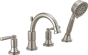 Delta Faucet PTT4523-BN Westchester Roman Tub Trim Kit with Hand Shower, Brushed Nickel