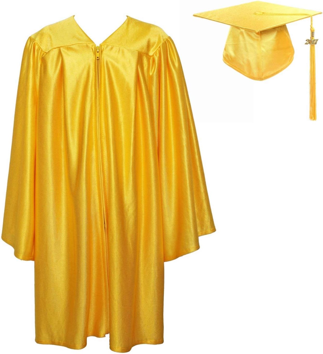 GraduationService Unisex Kindergarten Graduation Shiny Gown Cap with 2020 Tassel Year Charm
