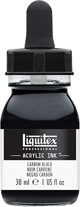 Liquitex 4260337 Liquid Professional Acrylic Paint Ink 30 ml Carbon Black