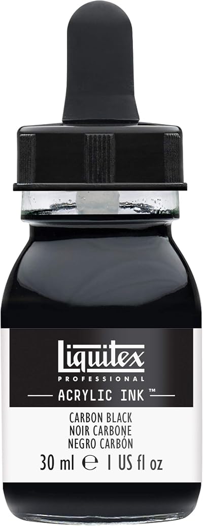 Liquitex 4260337 Liquid Professional Acrylic Paint Ink 30 ml Carbon Black