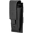 FRTKK Tactical Single/Double Pistol Mag Pouch Outdoor Molle Open-Top Magazine Pouch for Glock M1911 92F