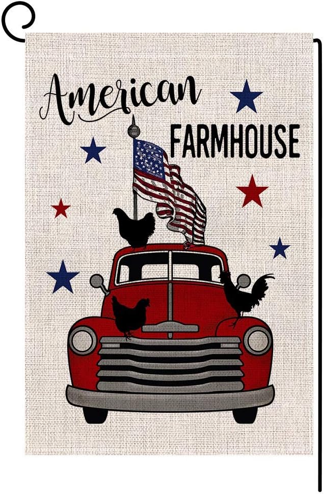 Best 4Th Of July Garden Flags 12 X 18 Double Sided