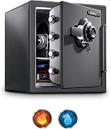 SentrySafe Fireproof Waterproof Steel Home Safe with Dial Lock 34.8L SFW123DSB view 1