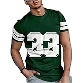 SweatyRocks Number Graphic Short Sleeve Jersey Tees Casual Short Sleeve Streetwear T Shirts