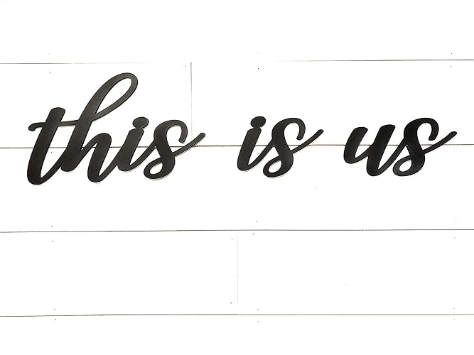 This Is Us Word Cutouts Handmade