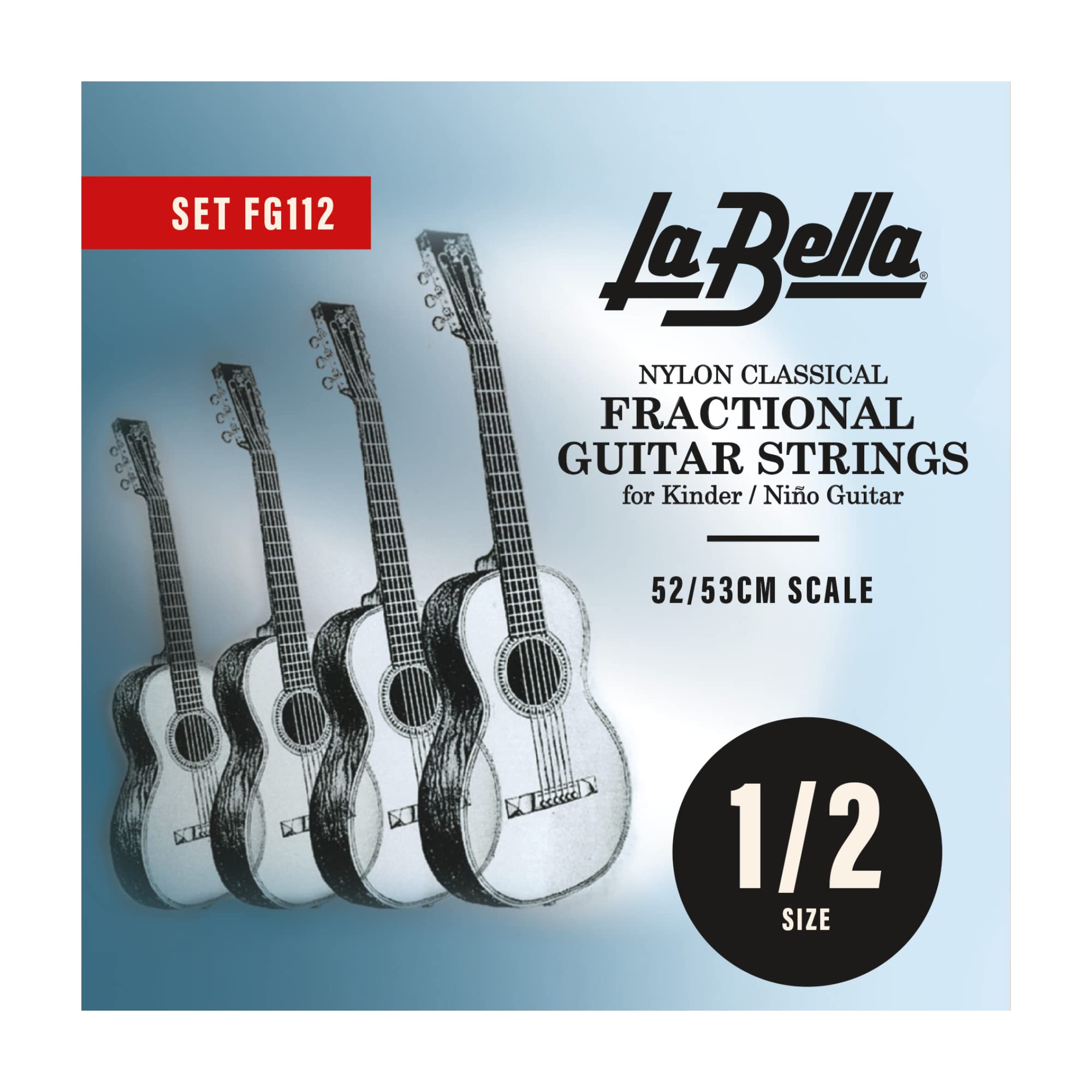 Labella FG134 Classical Guitar String Set 3/4 58cm