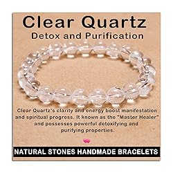 AD Beads Handmade Gemstone Stretch Elastic Bracelet