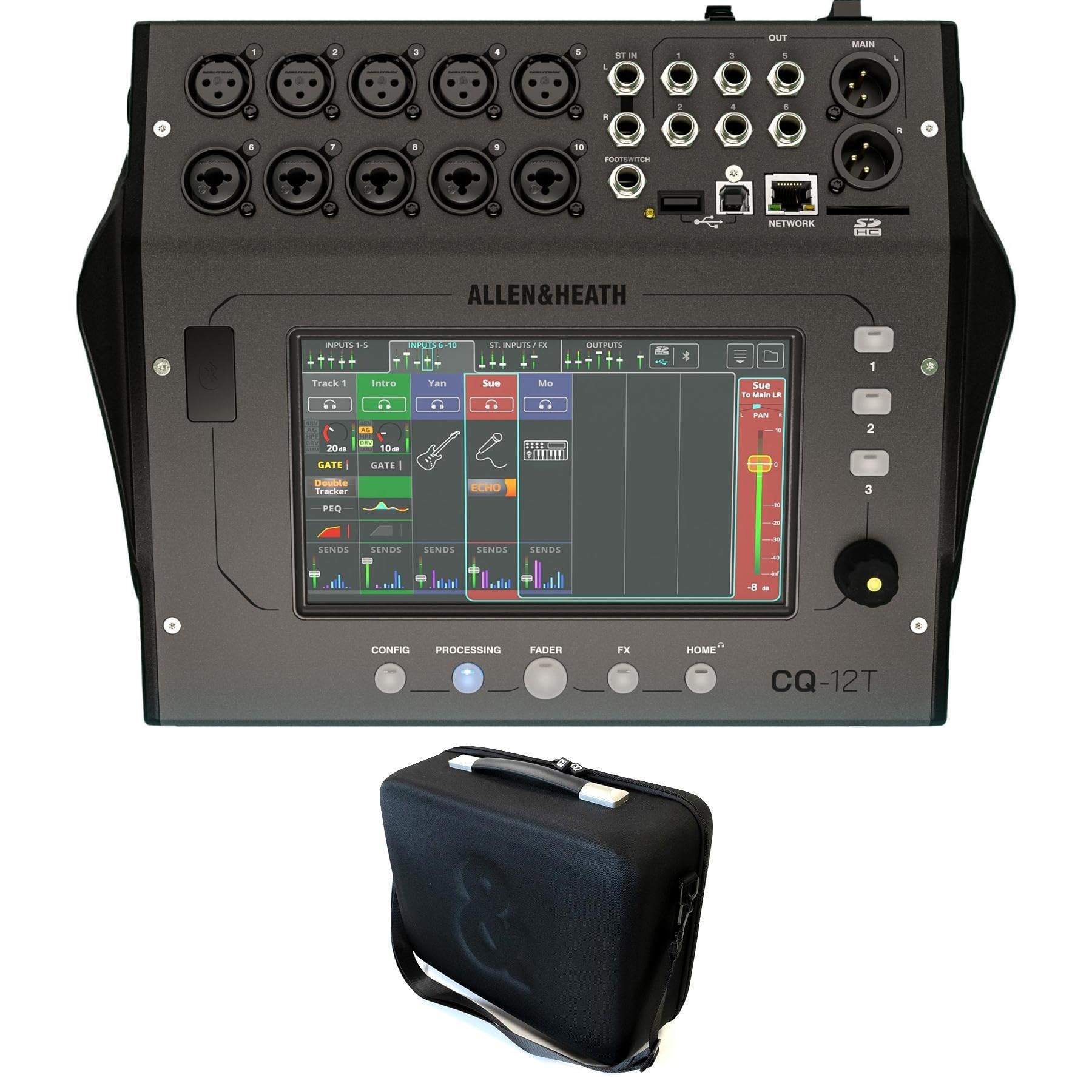 Allen & Heath CQ-12T 10-channel Digital Mixer with