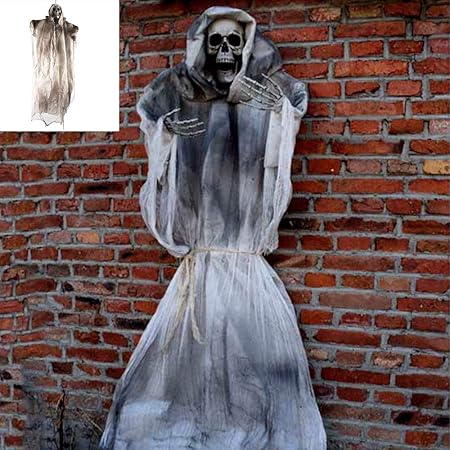 Amazon Co Jp Fannybuy ハロウィン 飾り ホラー 幽霊 骸骨 吊り下げ ハンギング お化け屋敷 怖い 吊物 吊り下げ 大きい パーティー 装飾 コスプレ デコレーション 店舗 室内 ハロウィン道具 ハロウィーン飾り小物 ゴーストハウス Cos 道具イベント用品 ホワイト おもちゃ