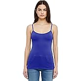 Emmalise Women's Camisole Built in Bra Wireless Fabric Support Short Cami