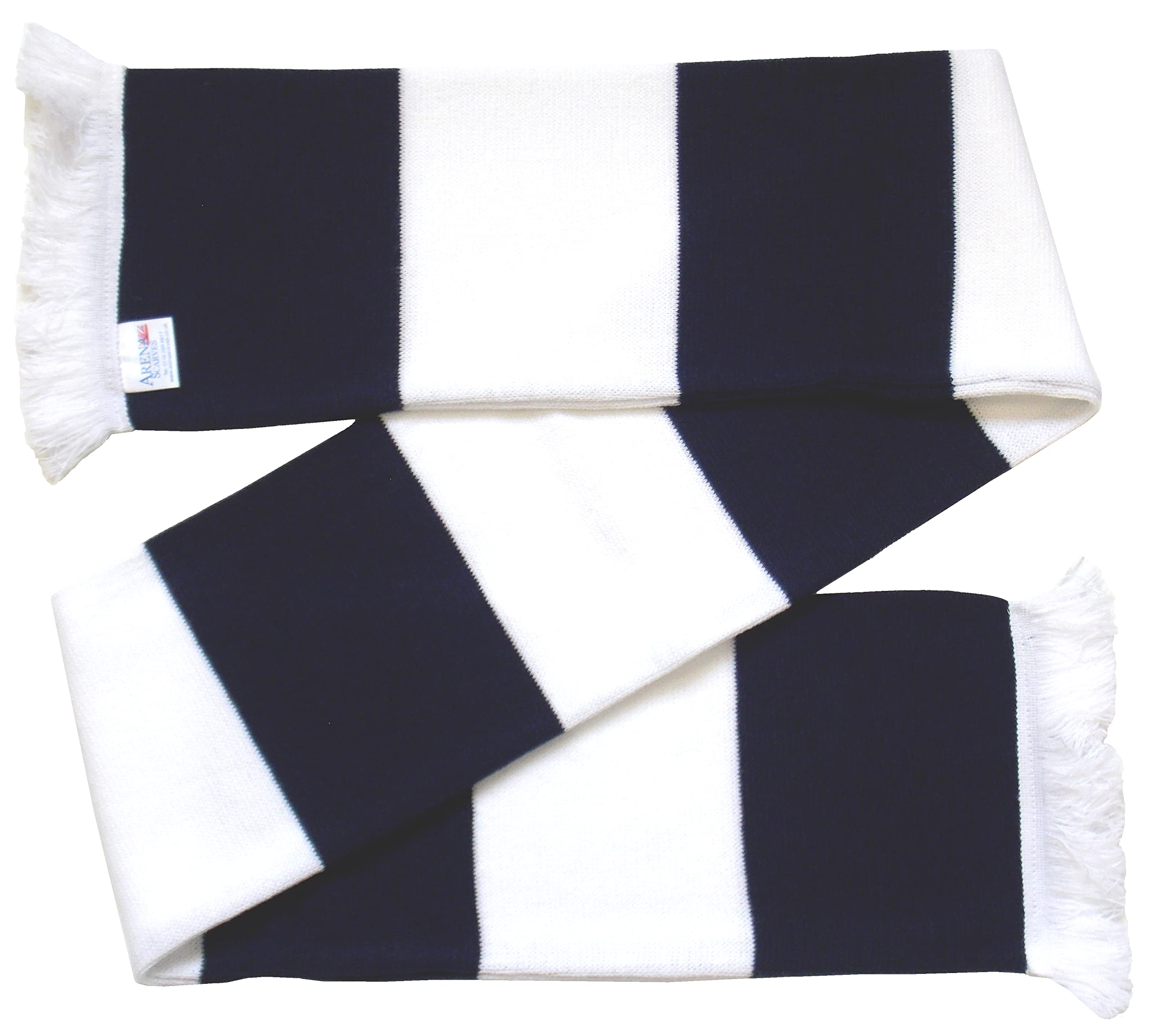 Arena Scarves Spurs Fans Navy and White Traditional Bar Scarf