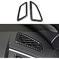 BRMYL Car Air A/C Vent Outlet Cover Decals for Honda Civic 2016 2017 2018 2019 2020 2021 10th Gen Accessories ABS Carbon Fiber Stickers
