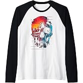 Beach Skull | Men Women XS - 6XL | Graphic Raglan Baseball Tee