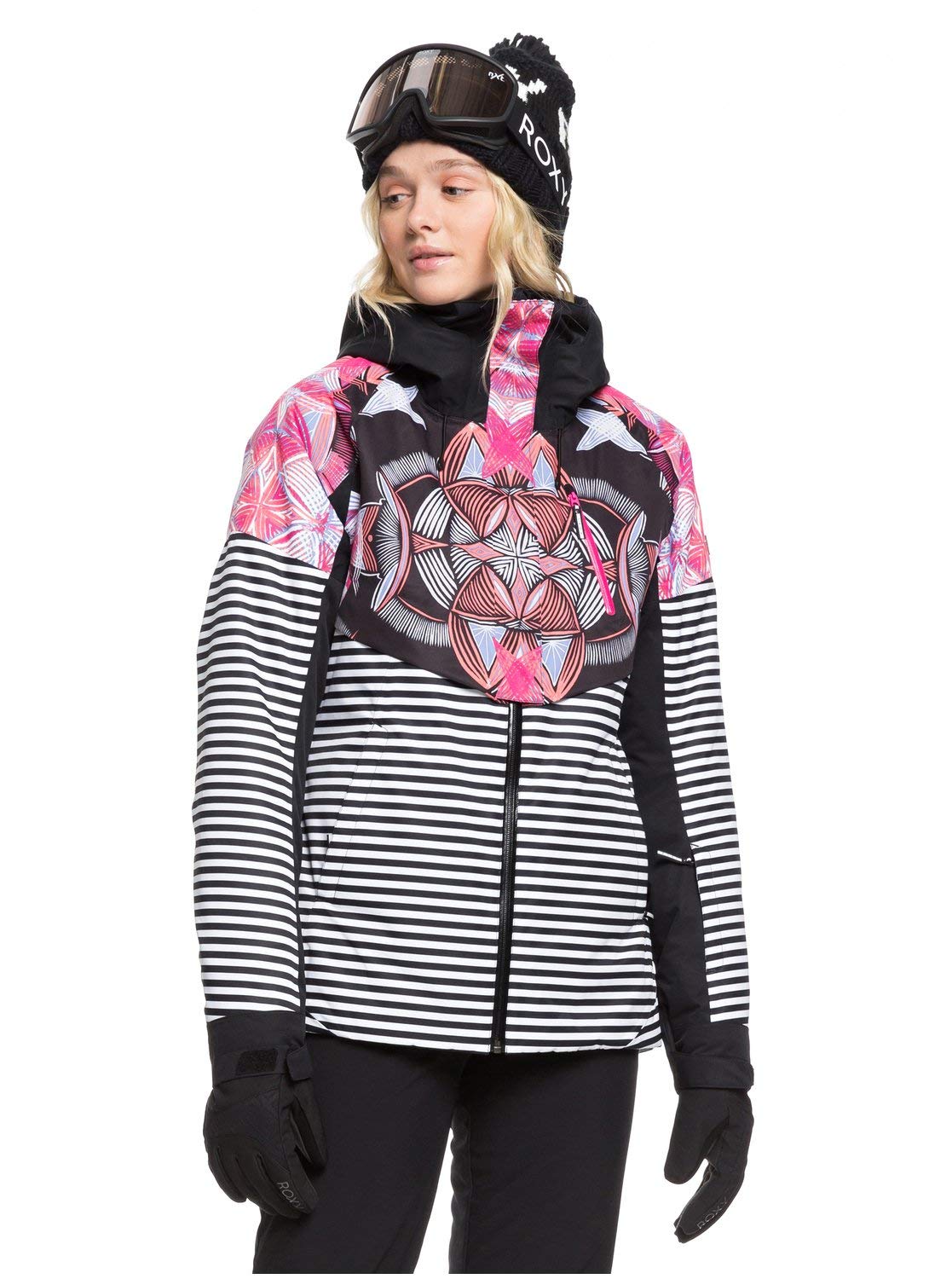 Roxy Womens Frozen Flow Snow Jacket for Women Erjtj03219 Women Outdoor Recreation