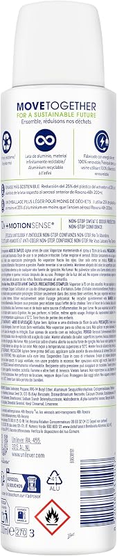 Rexona advanced protection antitranspirante desodorante aerossol feminino aloe vera 72h 200 ml 200 ml, embalagem de 6 unidades