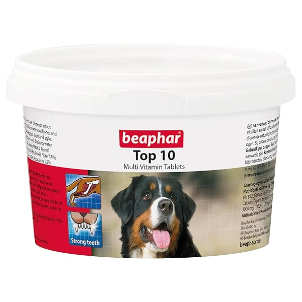BEAPHAR VITAMINS DOG TOP 10 VITAMINS 180 TABLETS