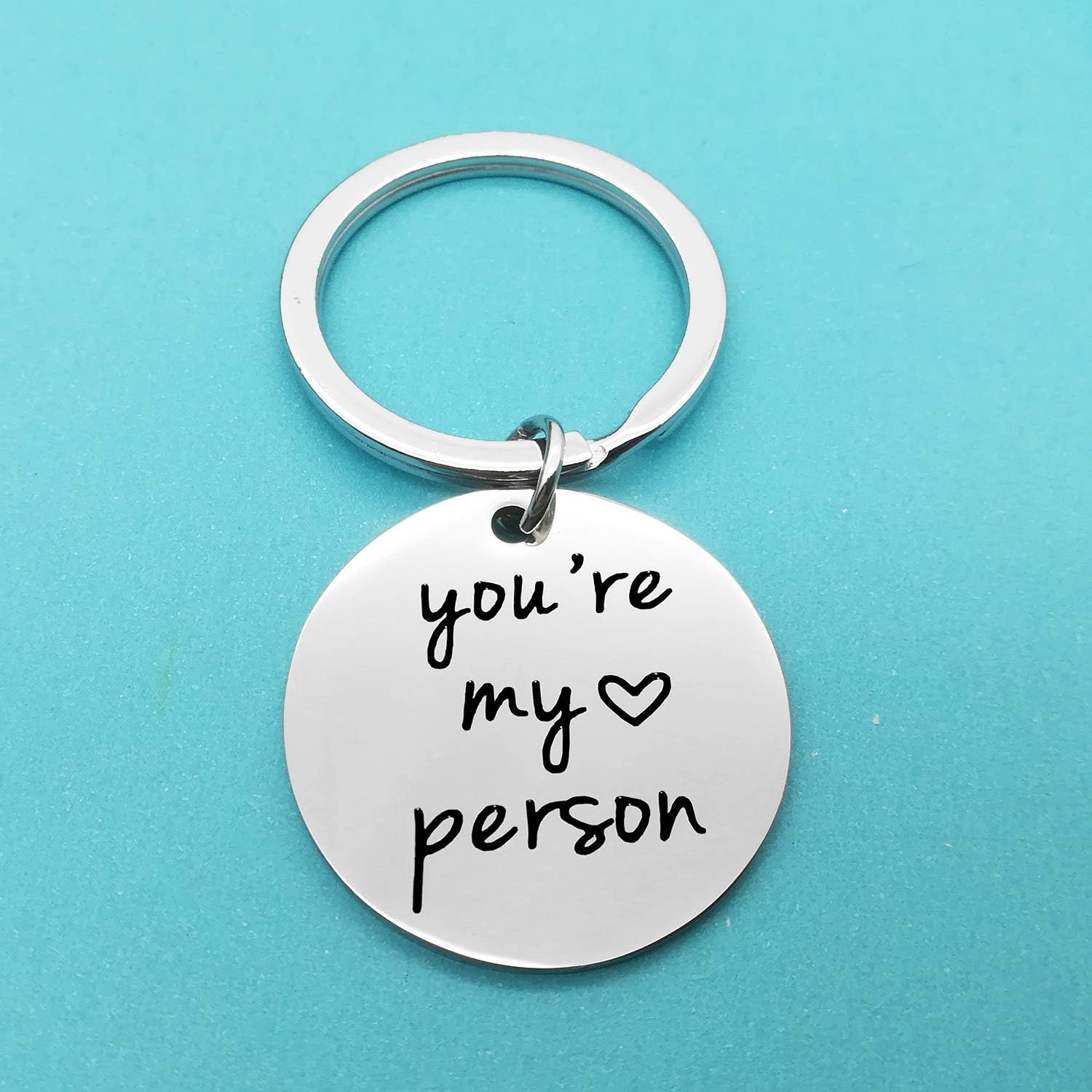 Couple Keyring Gift Best Friend Keyring You Are My Person Keyring for Couple Friends Christmas Birthday Gift Best Friend Gift Friendship Keyring Valentines Day Keyring Gift for Boyfriend Girlfriend - Image 4