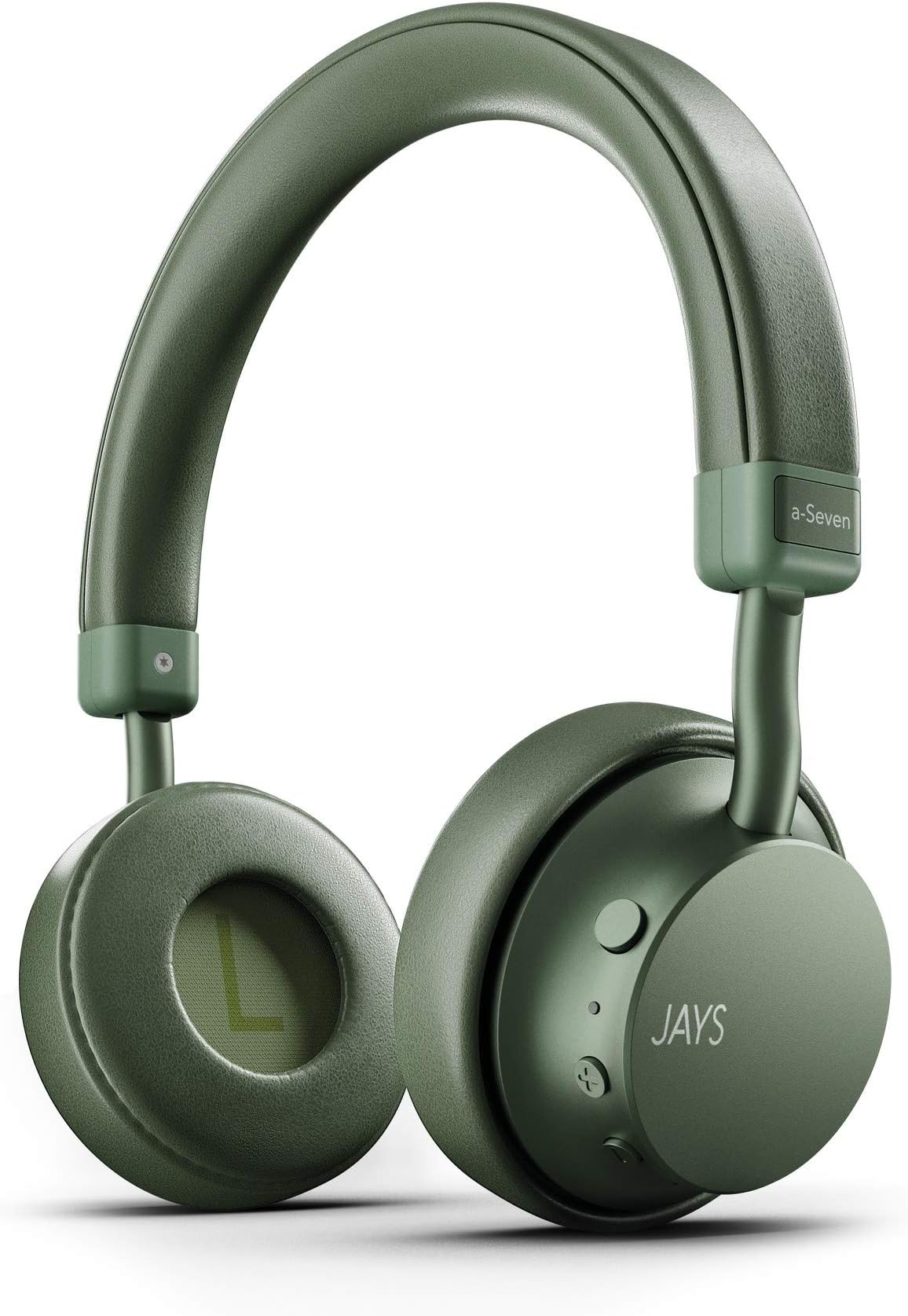 JAYS Bluetooth Headphones Wireless - a-Seven - Green - Headphone Over-Ear 25h Playtime & Mic