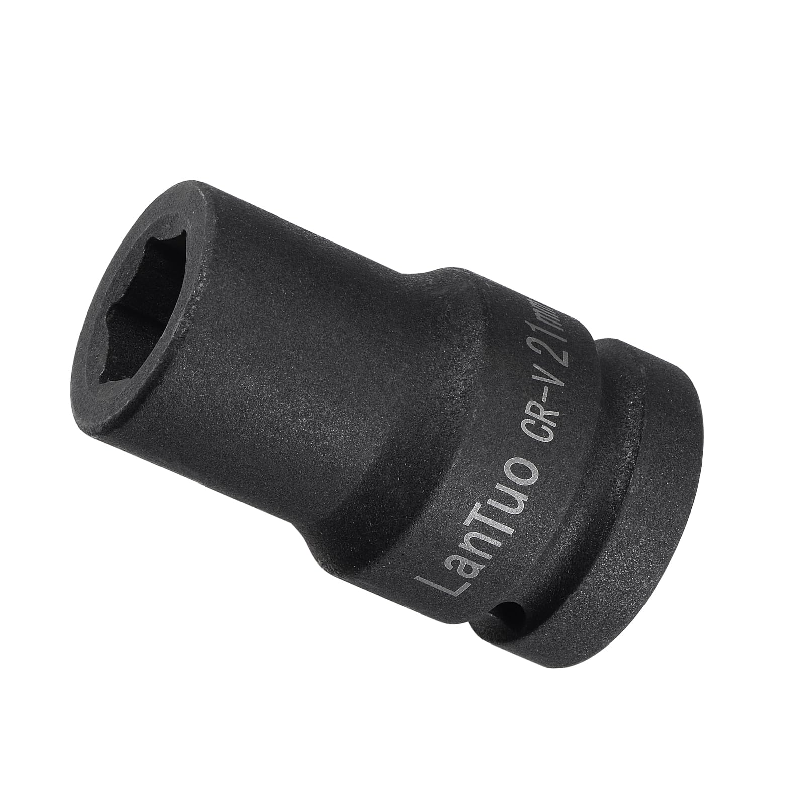 CoCud 6-Point Impact Socket, 1" Drive 21mm Socket, CR-V Radiused Corner Design Standard Metric Socket - (Applications: for DIY, Automobile Repairs, Manufacturing)