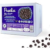 Pascha 85% Cacao Dark Chocolate Baking Chips - Organic, Vegan, 10lb | Pascha 85% Organic Vegan Dairy Free Dark Chocolate Baking Chips, 10 lb
