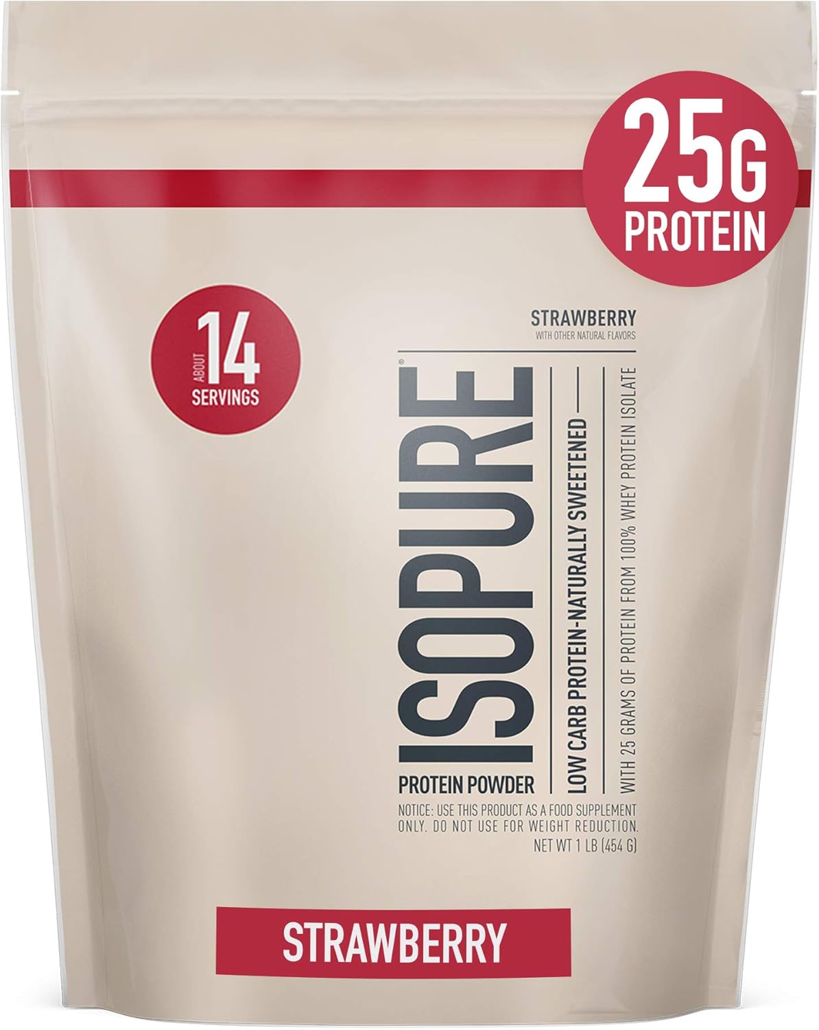 Isopure Low Carb Naturally Sweetened, Zinc for Immune Support, 25g Protein, Keto Friendly Protein Powder, 100% Whey Protein Isolate, Flavor: Vanilla, 3 Pound (Packaging May Vary): Health & Personal Care