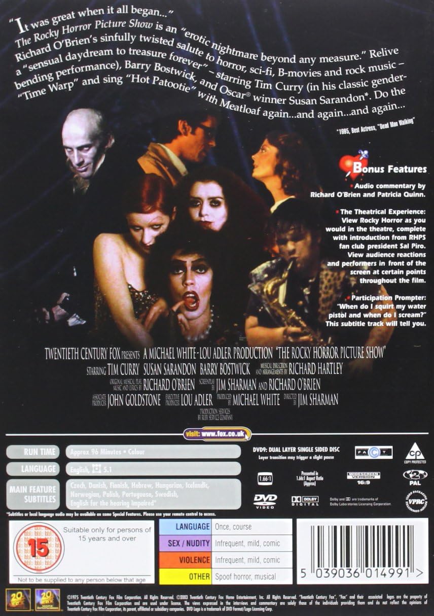 Amazon The Rocky Horror Picture Show Dvd 映画