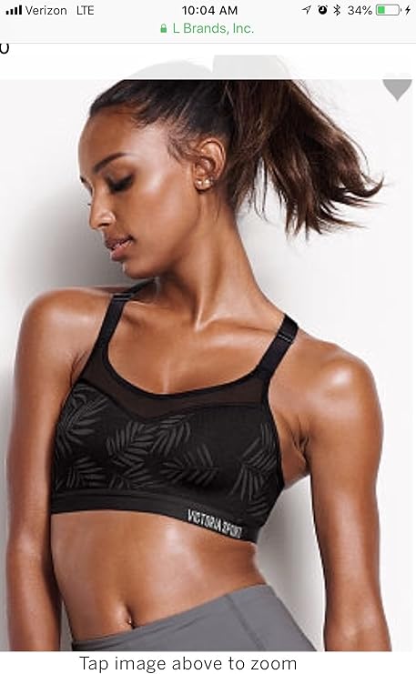 sports bra size for 34c