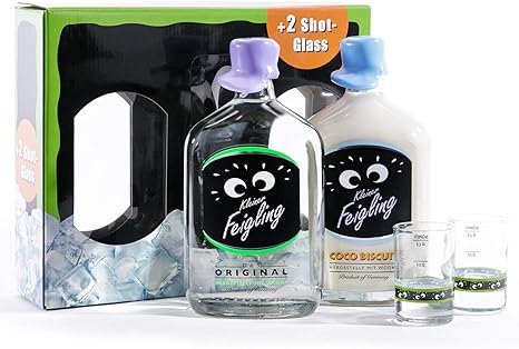 Amazon Co Jp クライナーファイグリング オリジナル500ml ココビスケット500ml ショットグラス2個セット ギフト箱付き 食品 飲料 お酒 Amazon Co Jp クライナーファイグリング オリジナル500ml ココビスケット500ml ショットグラス2個セット ギフト箱付き 食品 飲料 お酒