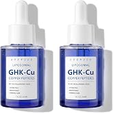 Copper Peptides Serum for Face with Liposomal Hyaluronic Acid | Liposomal GHK‑Cu Copper Peptides Facial Serum with Hyaluronic Acid, Multi‑Peptides &amp; PDRN