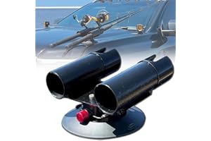 Vacuum Suction Fishing Rod Holder, No-Drill Powerful Suction Cup Fishing Pole Roof Rack, Removable Boat & Truck Fishings Pole
