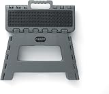 Addis Compact Folding Step Stool Graphite Grey 150 kg Load Lightweight view 2