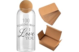 100 Reasons Why I Love You – Romantic Gifts for Boyfriend, Girlfriend, Husband, Wife, Mom, Dad – Anniversary, Birthday (brown