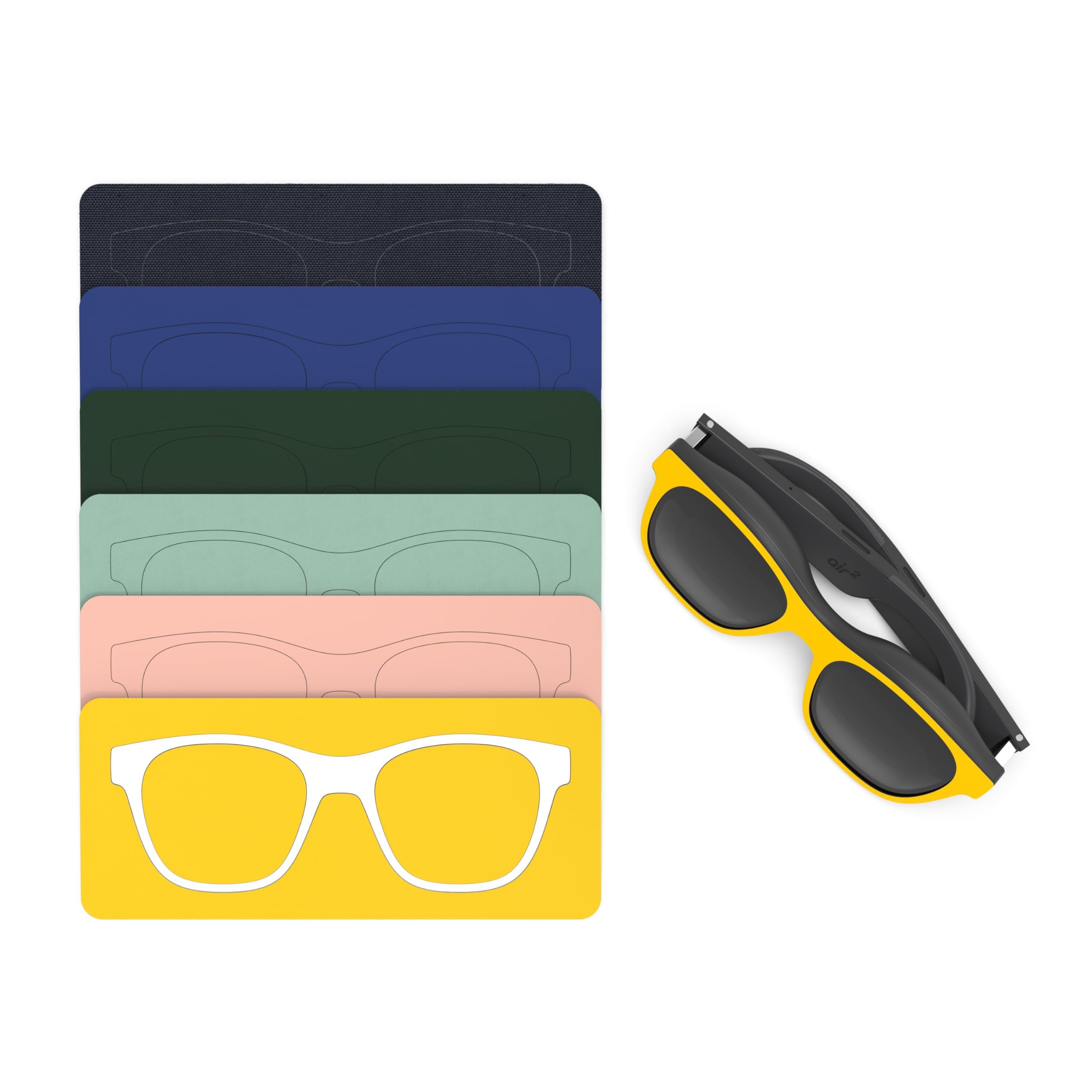 XREAL Kaleido Kit, Style up Your XREAL Glasses with Six Vibrant Colors, Jonquil, Compatible with XREAL Air, Air 2 and Air 2 Pro