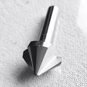 Generic 45mm : 1PC diameter 25-60mm Three blades 90 degree chamfer countersink drill drilling and chamfering device aluminium metal plate taper