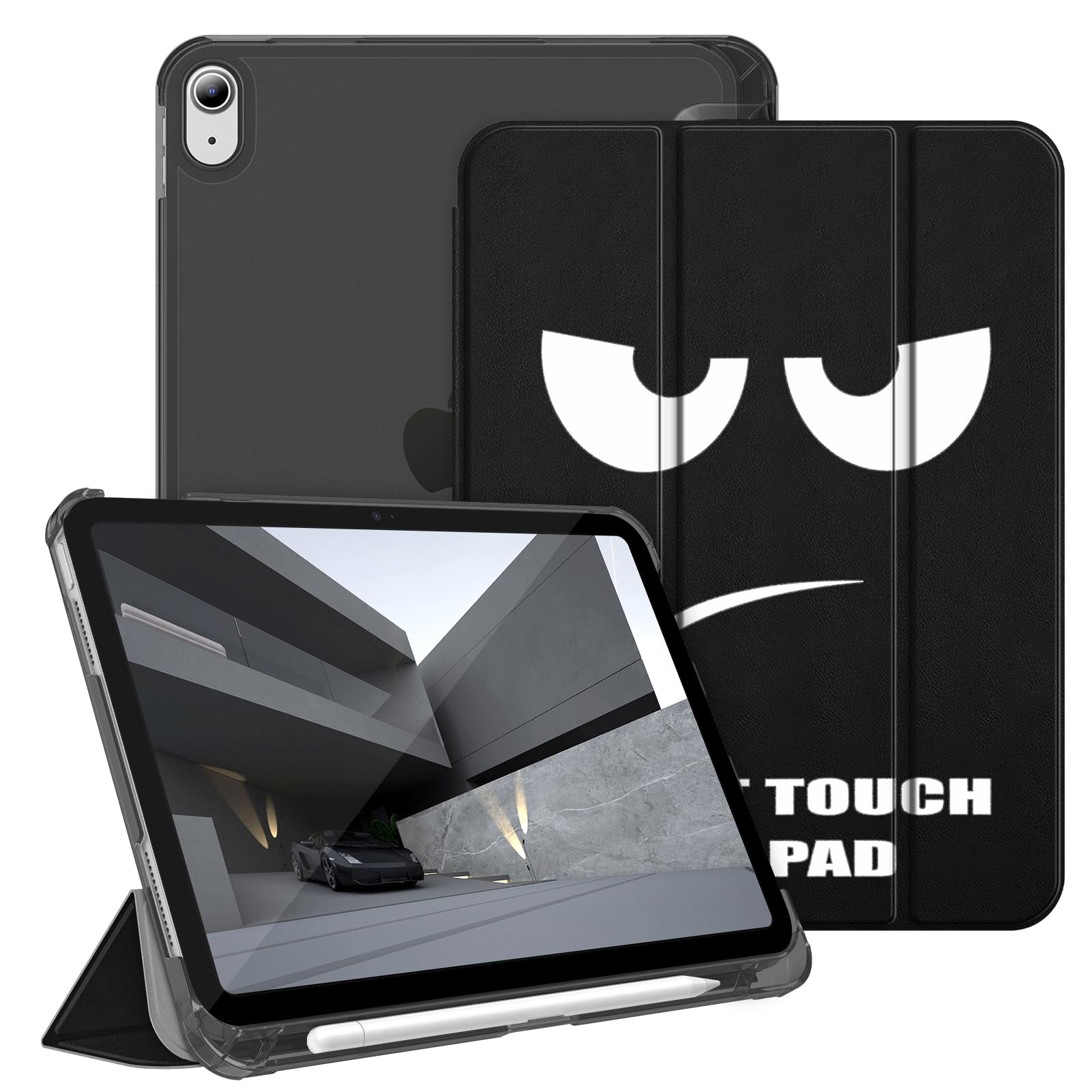 FINTIE Case for iPad (A16) 11th Generation 11 Inch (2025), iPad 10th Generation 10.9 Inch (2022) - Ultra Slim Cover with Matte Back Shell Built-in Pencil Holder, Auto Wake Sleep, Don't Touch — image 1
