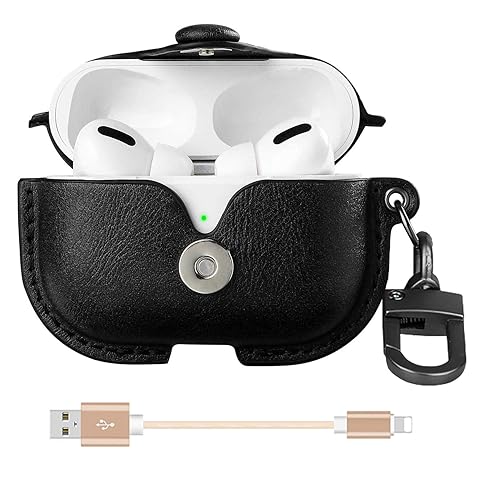 Leather Airpods Pro Case, Premium Airpod Pro Case for Airpods Pro
